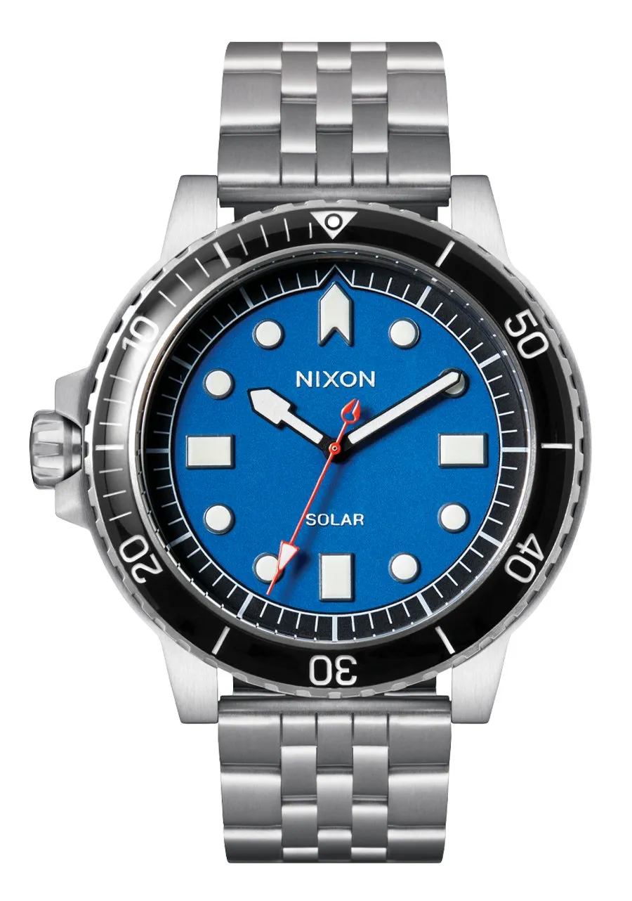 Nixon "Stinger 44" Watch - Silver/Blue/Black - Excluded from the Free Shipping offer