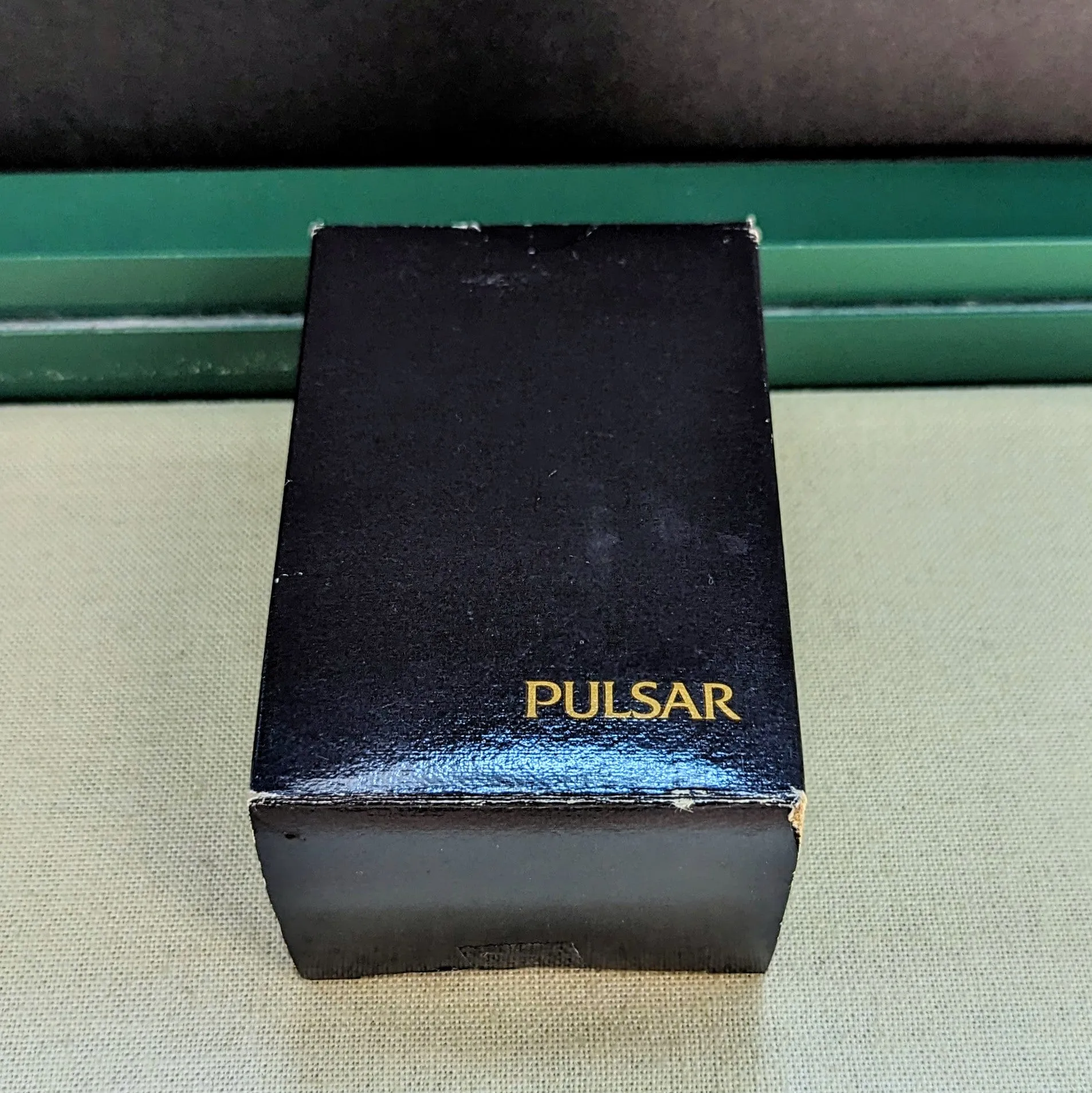 NOS PULSAR Quartz Watch Ref. PPX108 Day/Date Two-Tone Case & Bracelet Wristwatch Box & Papers!