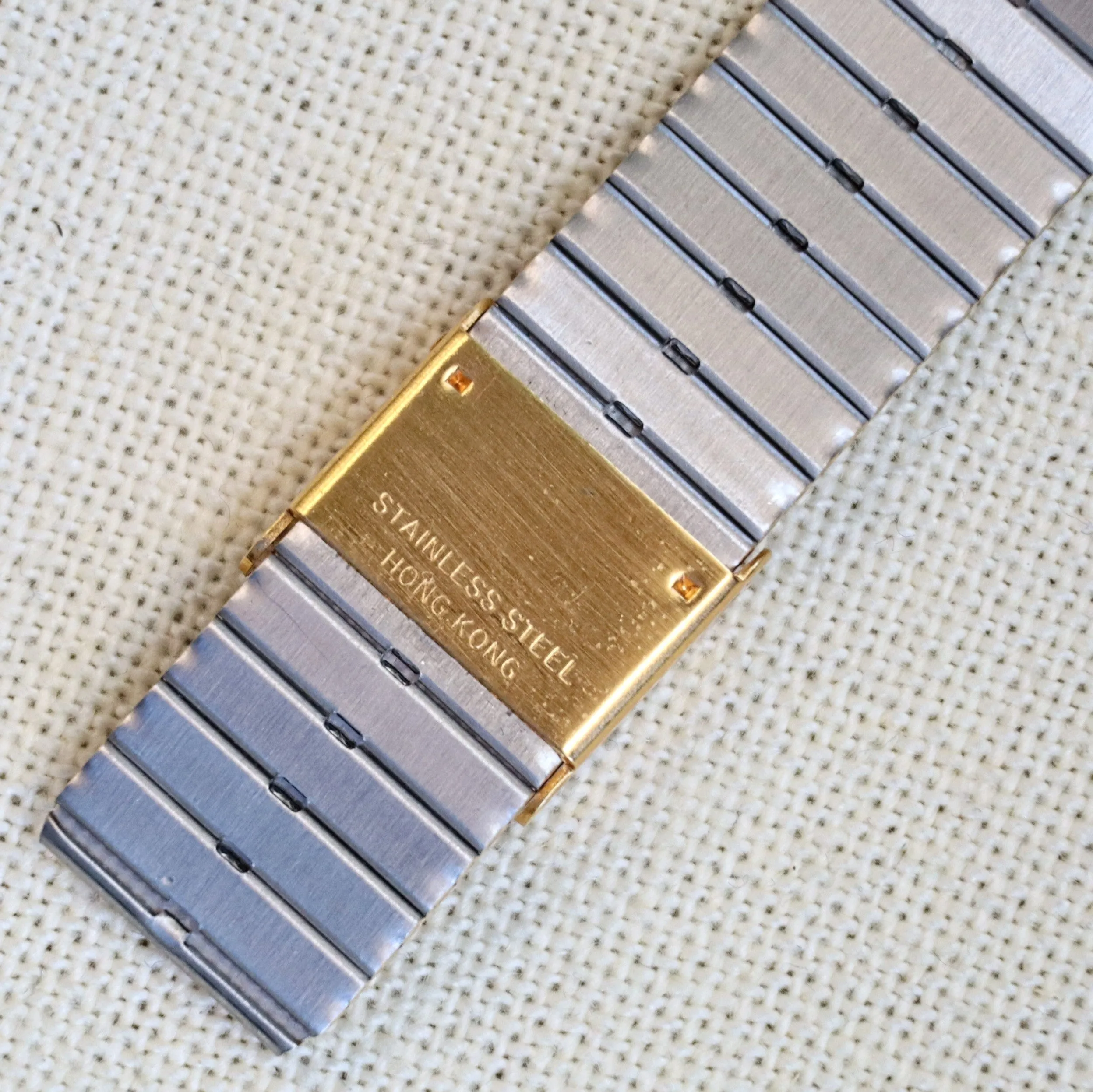 NOS Vintage BENRUS Diamond Quartz Watch Tank Case - ALL Original In BOX!