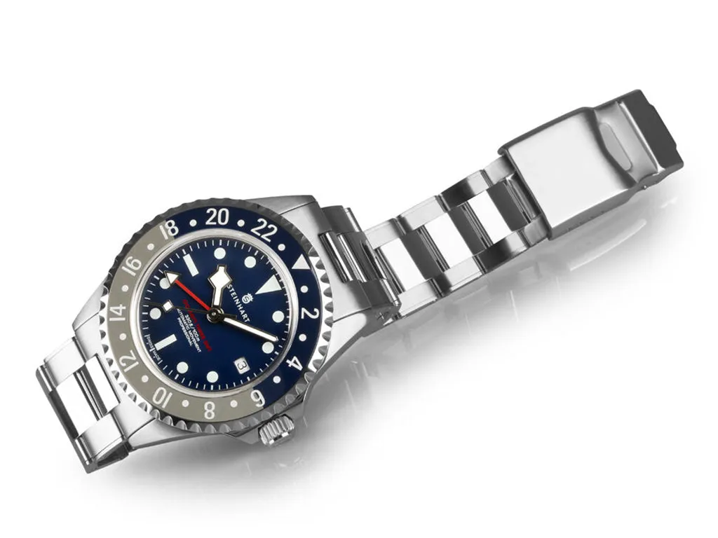 Ocean 3 GMT Blue/Grey Ceramic
