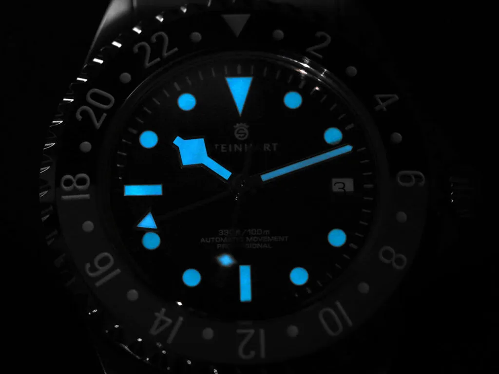 Ocean 3 GMT Blue/Grey Ceramic