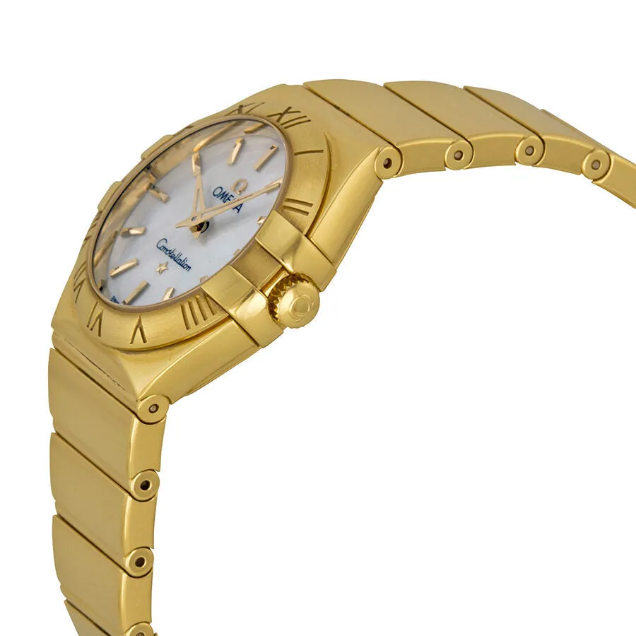 Omega Constellation 2009 Mother of Pearl Dial 18kt Yellow Gold Ladies Watch 12350276005004 123.50.27.60.05.004