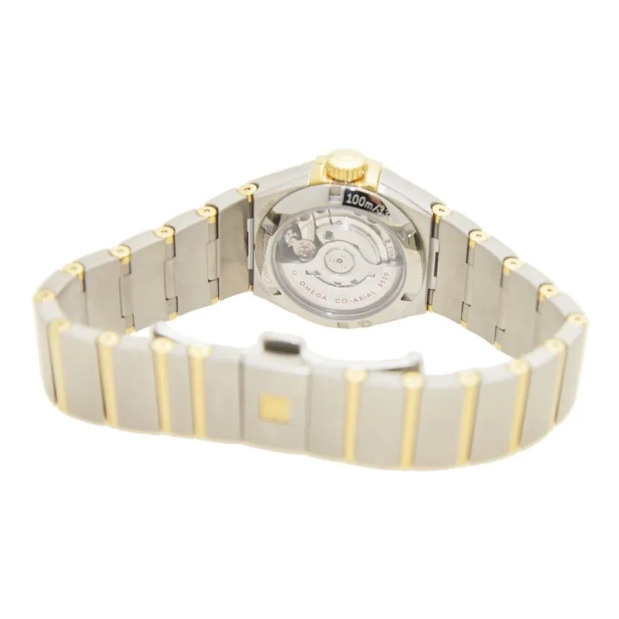 Omega Constellation Champagne Mother of Pearl Dial Automatic Diamond Ladies Watch 123.25.27.20.57.002