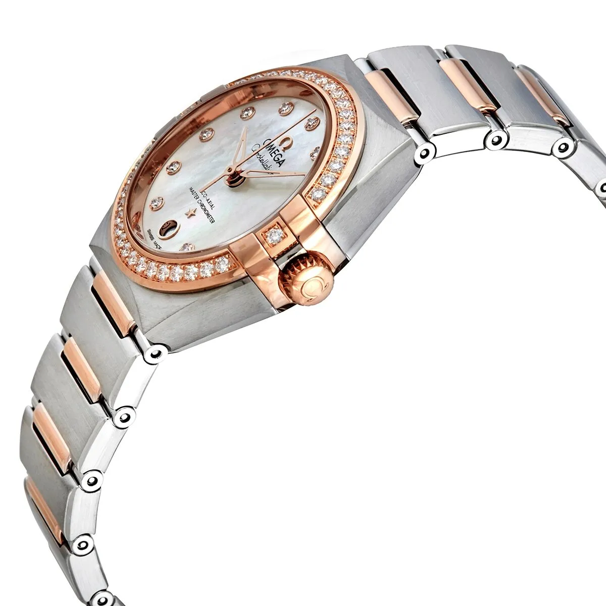 Omega Constellation Manhattan Automatic Diamond Ladies Watch 131.25.29.20.55.001