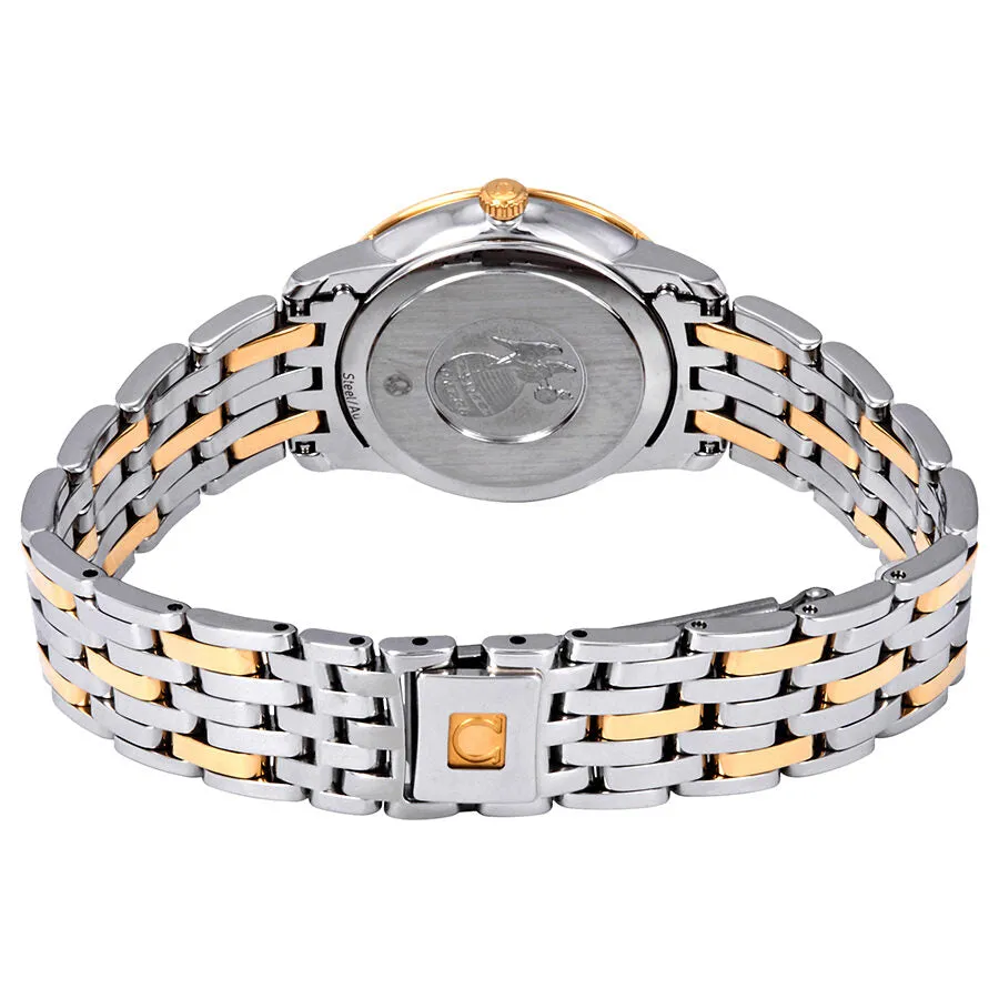 Omega De Ville Prestige Diamond Champagne Dial Ladies Watch 424.20.27.60.58.004
