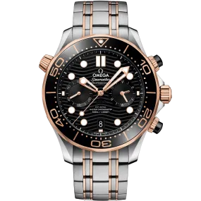 Omega Seamaster Diver 300M 44 mm, Sedna™ gold on steel - Sedna™ gold