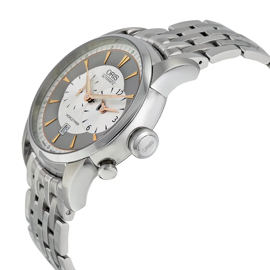 Oris Miles Automatic Silver Dial Stainless Steel Men's Watch 690-7681-4061MB 01 690 7681 4061-07 8 22 73