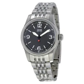 Oris Swiss Hunter Team Black Dial Stainless Steel  Mid Size Watch 733-7649-4063MB