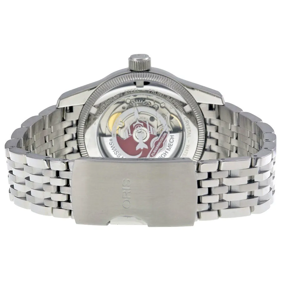 Oris Swiss Hunter Team Black Dial Stainless Steel  Mid Size Watch 733-7649-4063MB