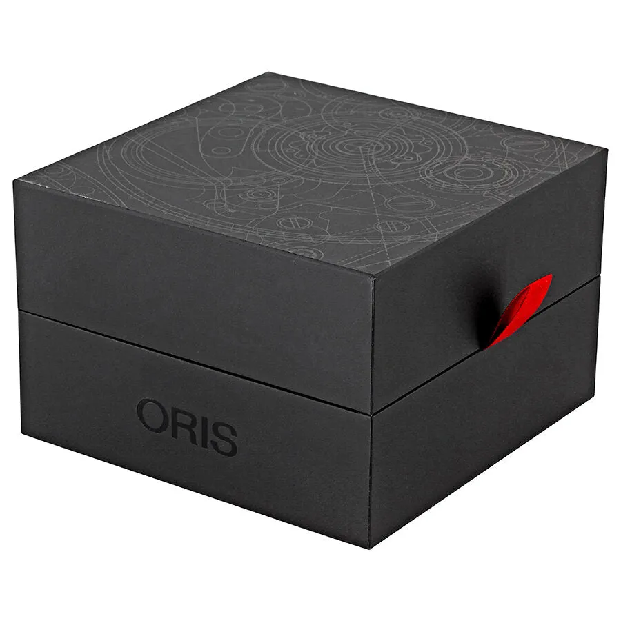 Oris Swiss Hunter Team Black Dial Stainless Steel  Mid Size Watch 733-7649-4063MB
