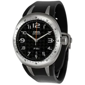 Oris TT3 Day Date Titanium Black Rubber Men's Automatic Watch 635-7588-7069RS