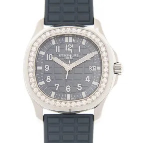 Patek Philippe Aquanaut Luce Quartz Diamond Blue Dial Ladies Watch 5067A-025