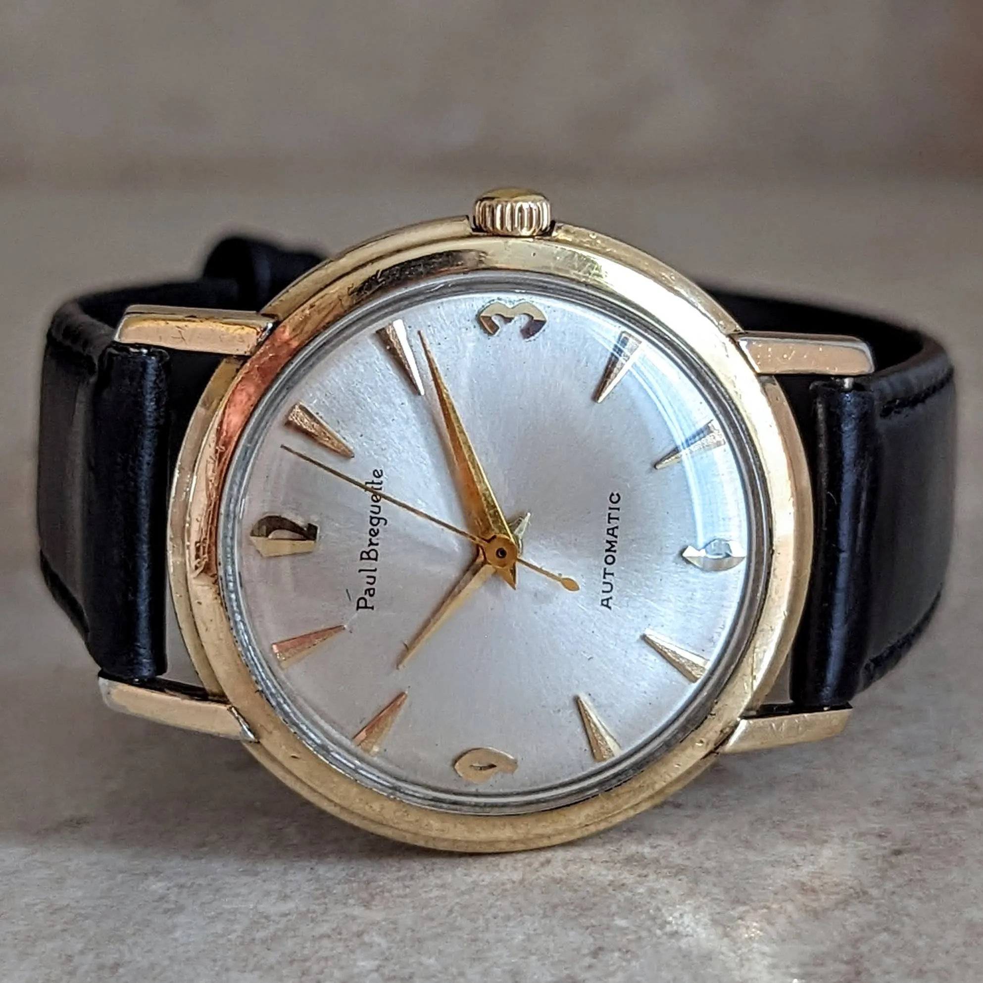 PAUL BREGUETTE Automatic Watch 17 Jewels ETA 2451 Swiss Made Vintage Wristwatch