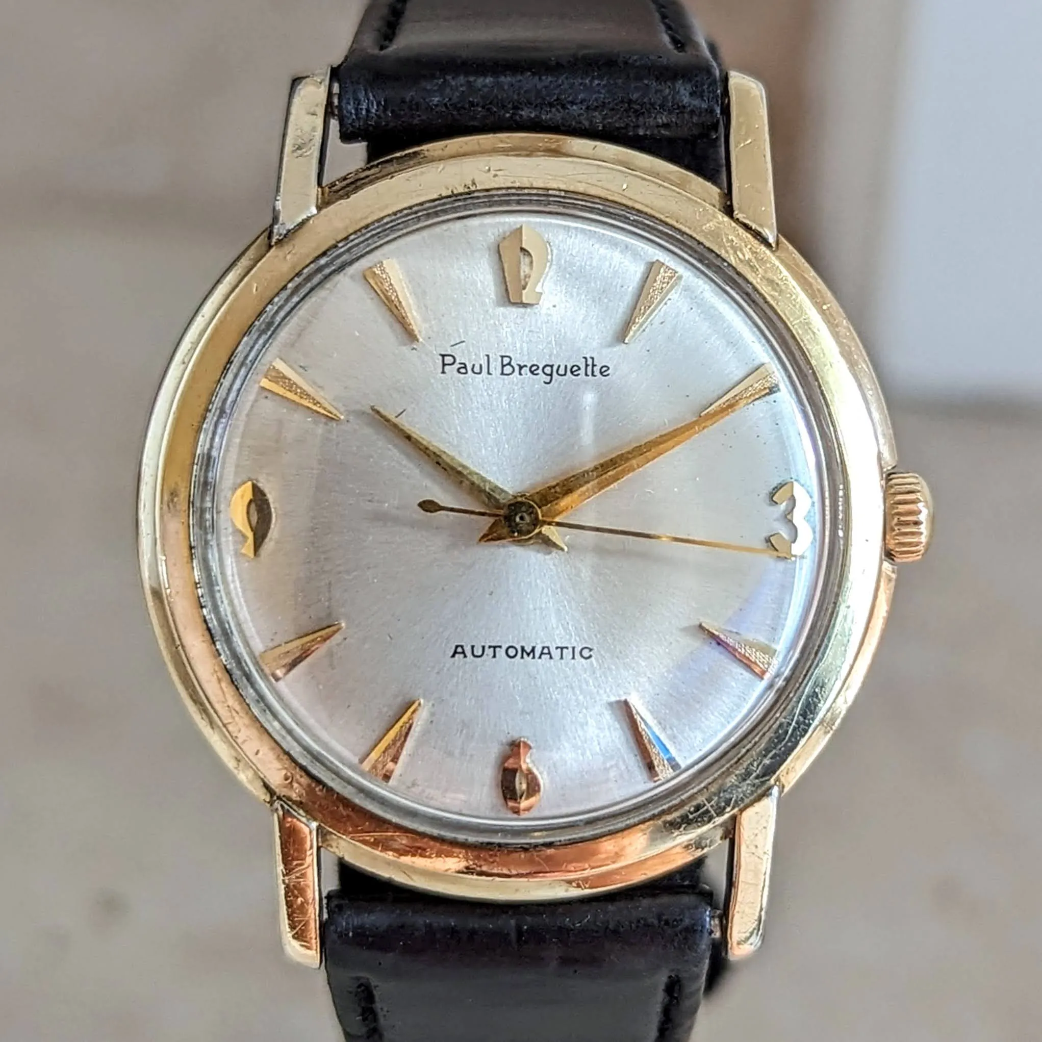 PAUL BREGUETTE Automatic Watch 17 Jewels ETA 2451 Swiss Made Vintage Wristwatch