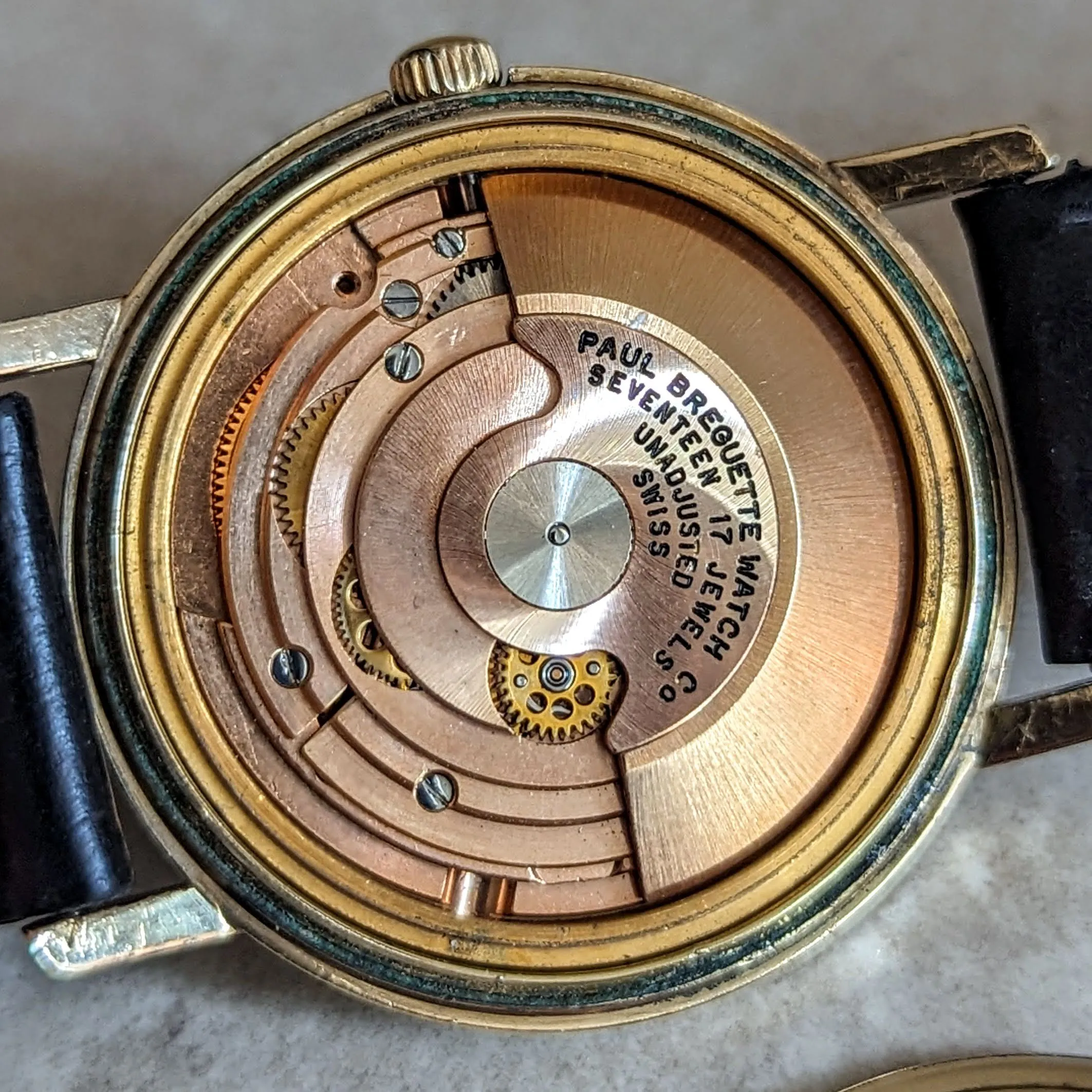 PAUL BREGUETTE Automatic Watch 17 Jewels ETA 2451 Swiss Made Vintage Wristwatch