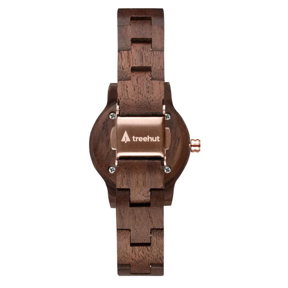 Pearl Petite Walnut Rose Gold