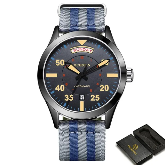 Pilot Automatic Mechanical Military Wristwatch