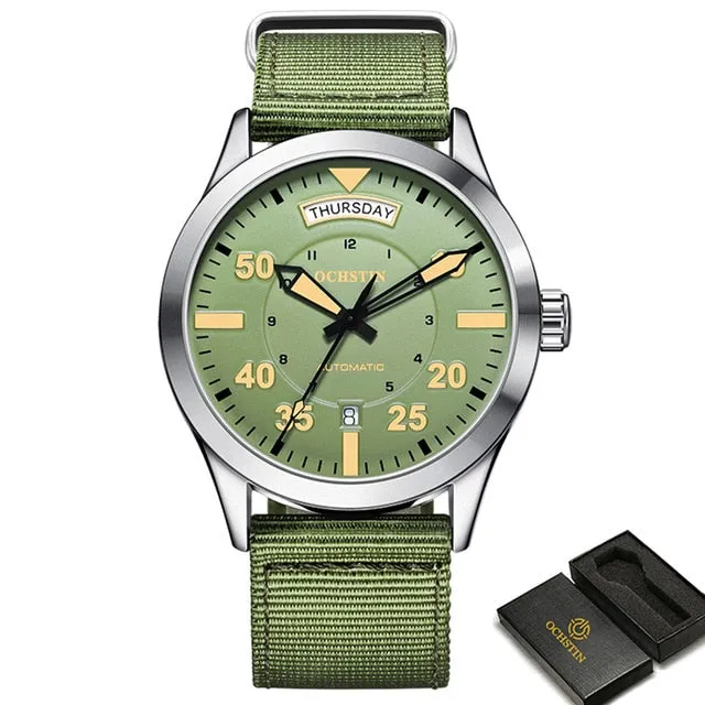 Pilot Automatic Mechanical Military Wristwatch