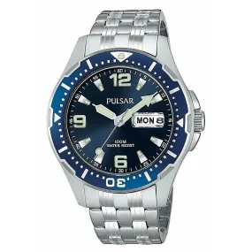 Pulsar Pulsar Sports Men's PXN107 Silver Stainless Steel Watch
