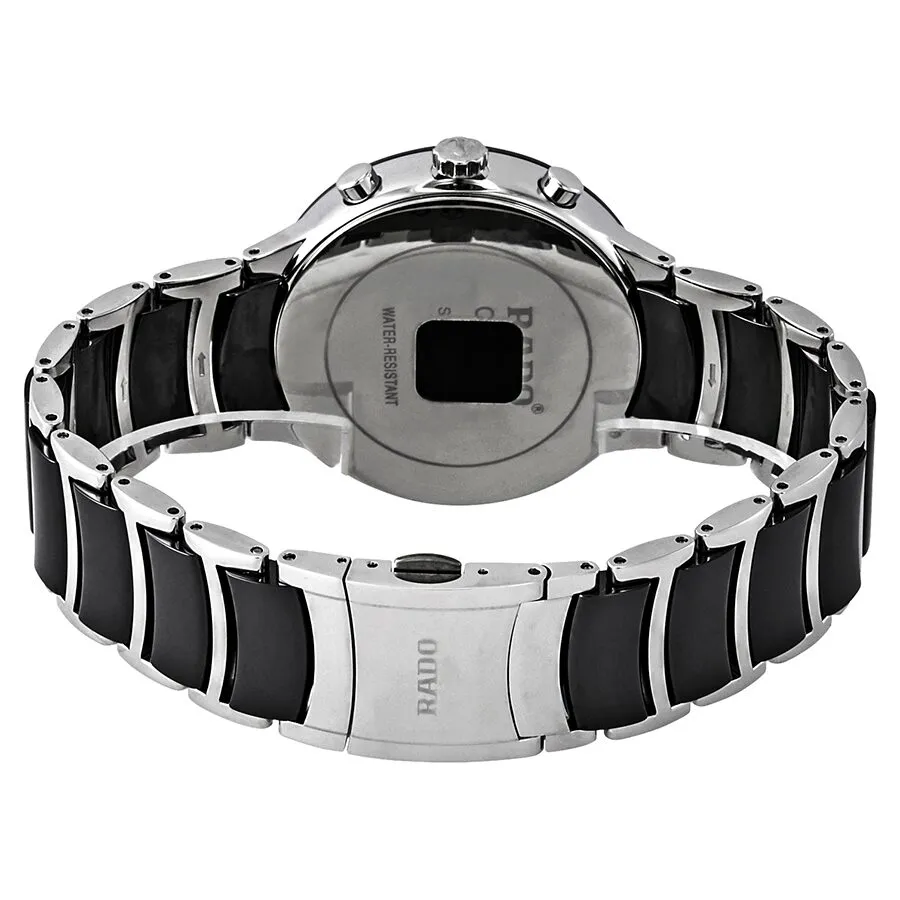 Rado Centrix  Chronograph Black Ceramic and Steel Men's Watch R30130152