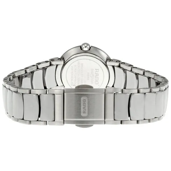 Rado Coupole Diamond Platinum-tone Ceramic Mini Ladies Watch R22594712