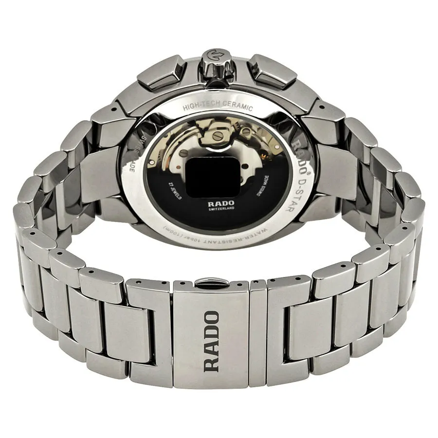 Rado D-Star Chronograph Automatic Black Dial Men's Watch R15198152