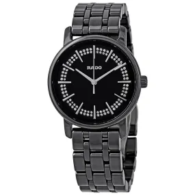 Rado Diamaster Black Crystal Dial Ladies Watch R14063727