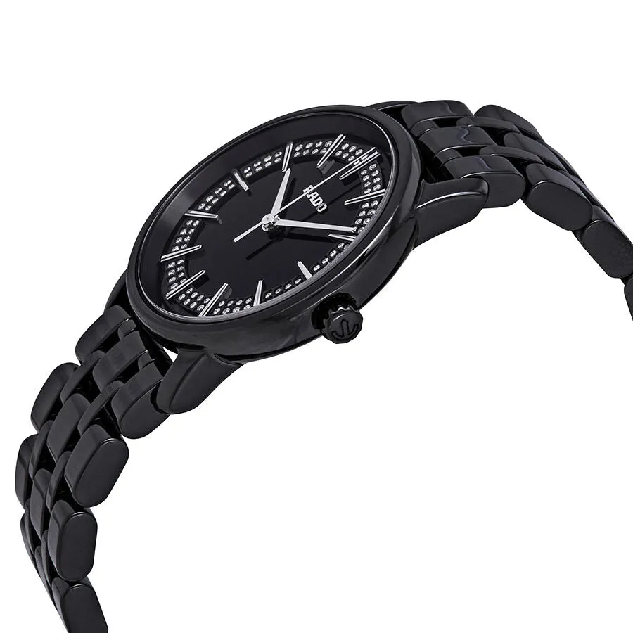 Rado Diamaster Black Crystal Dial Ladies Watch R14063727