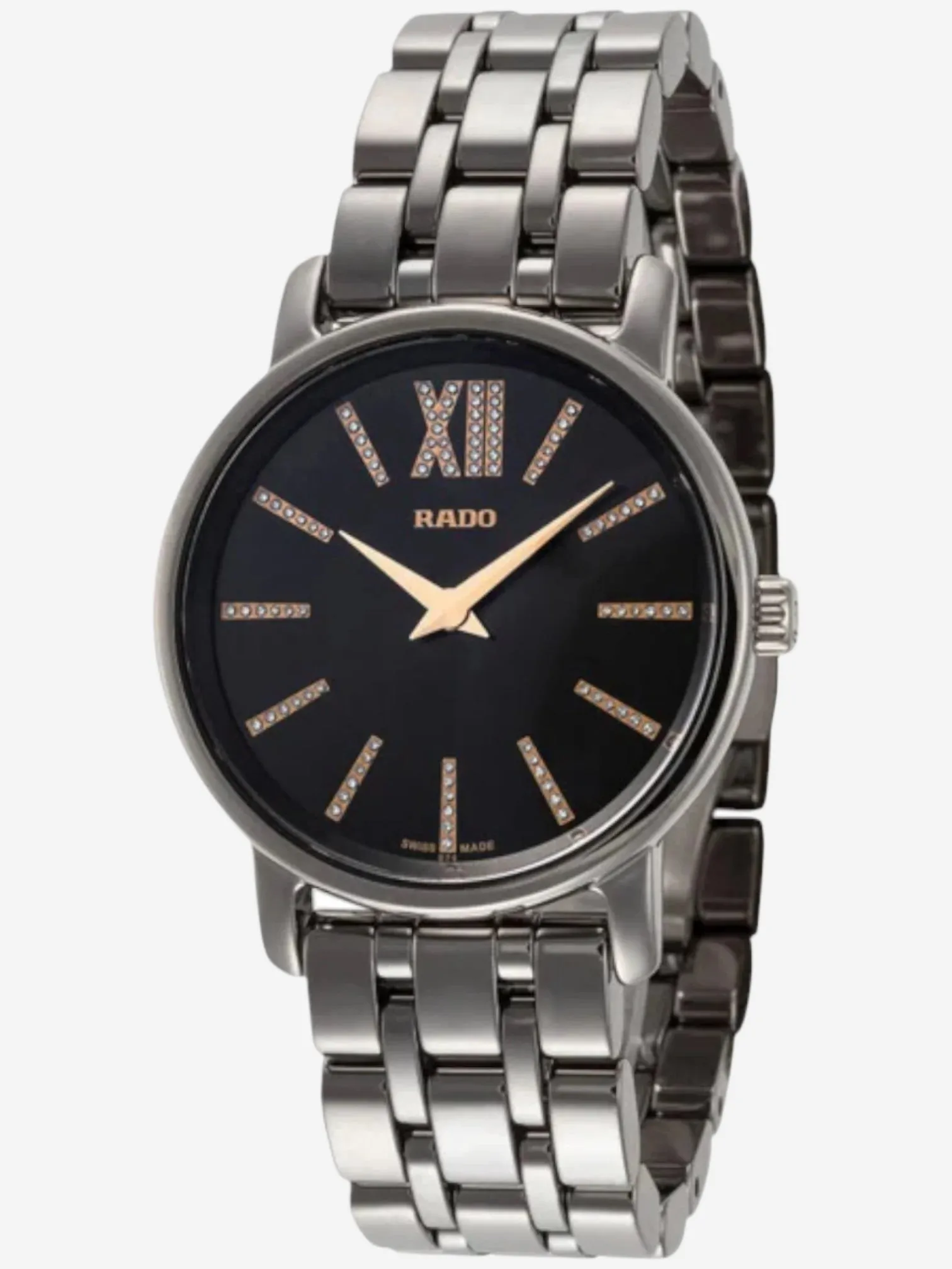 Rado DiaMaster Ceramic Quartz Ladies Watch R14064707