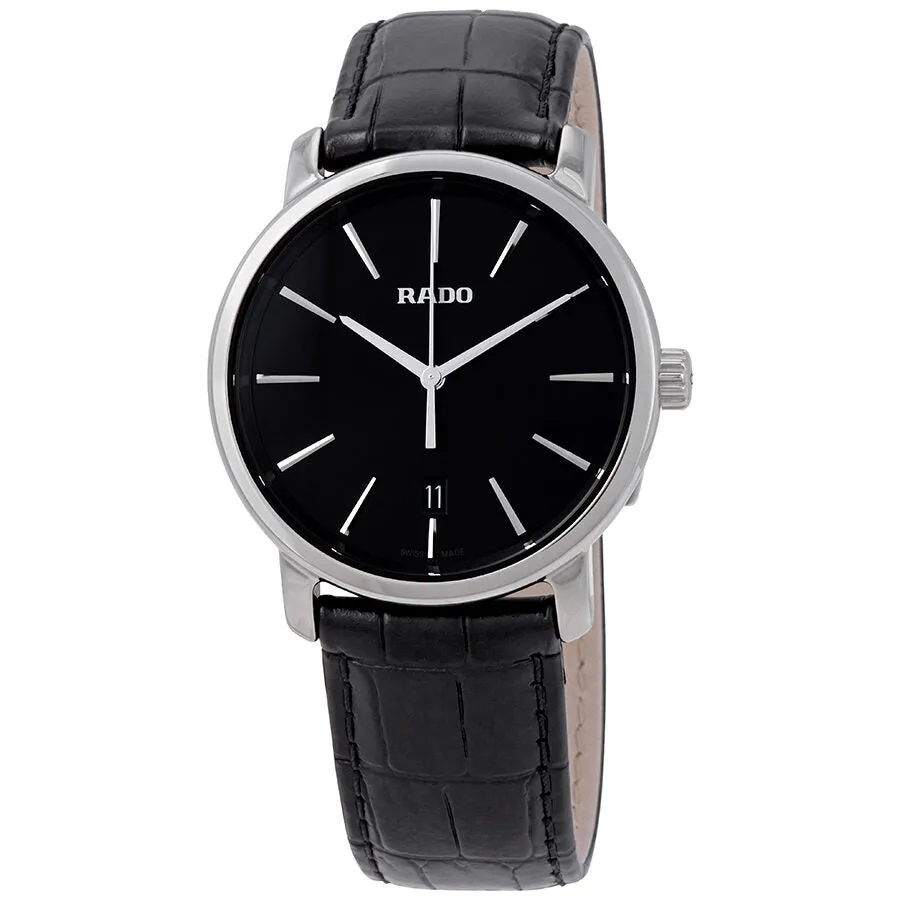 Rado Diamaster XL Black Dial Men's Watch R14072175