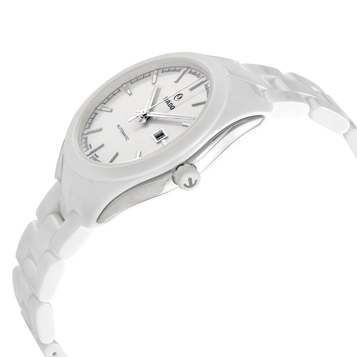 Rado Hyperchrome Automatic White Ceramic Ladies Watch R32258012