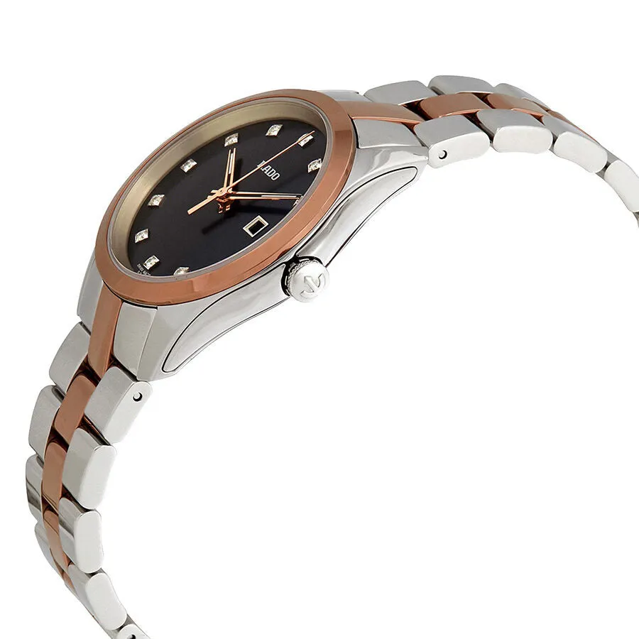 Rado Hyperchrome S Diamond Black Dial Ladies Watch R32976712