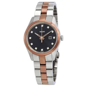 Rado Hyperchrome S Diamond Black Dial Ladies Watch R32976712