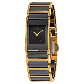 Rado Integral Black Dial Ceramic Ladies Watch R20789162
