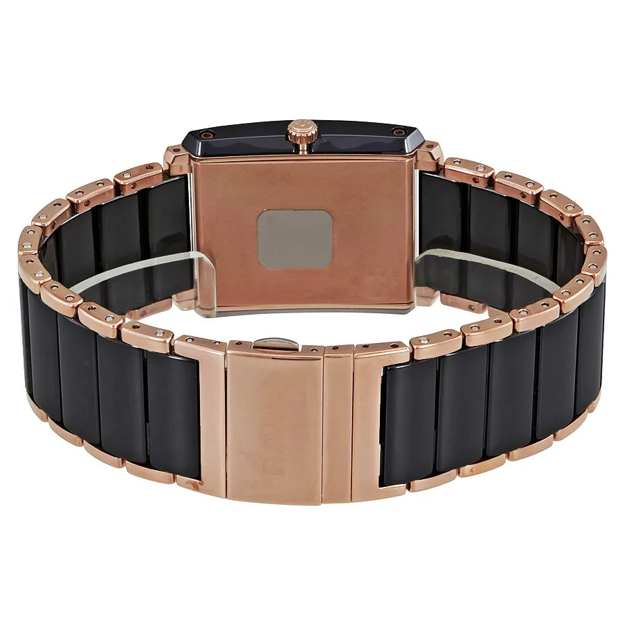 Rado Integral L Black Dial Ceramic Diamond Men's Watch R20207712