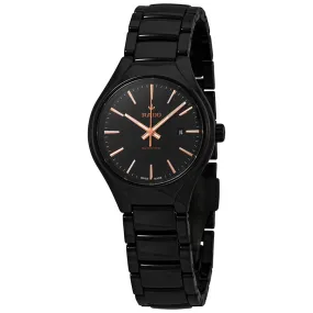 Rado True Black Dial Automatic Ladies Ceramic Watch R27242162