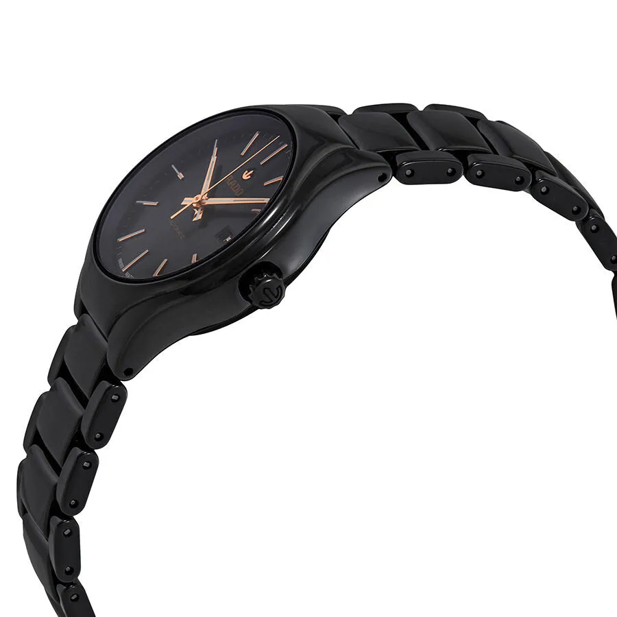 Rado True Black Dial Automatic Ladies Ceramic Watch R27242162