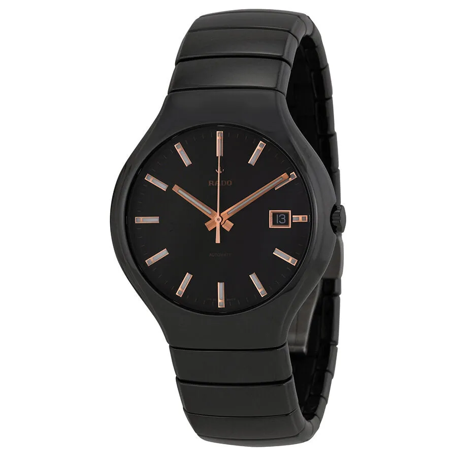 Rado True Black Dial Black Ceramic Men's Watch R27857172