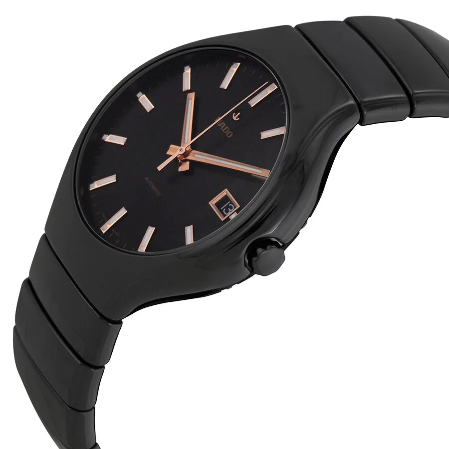 Rado True Black Dial Black Ceramic Men's Watch R27857172