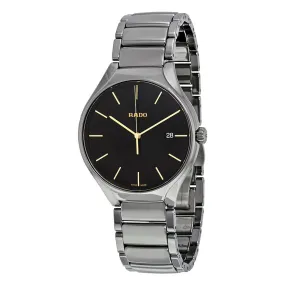 Rado True Black Dial Ceramic Men's Watch R27239152