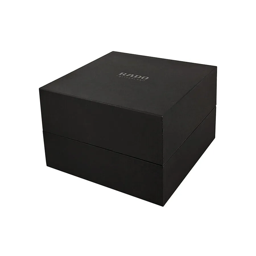 Rado True Jubile Black Diamond Dial Black Ceramic Men's Watch R27653742