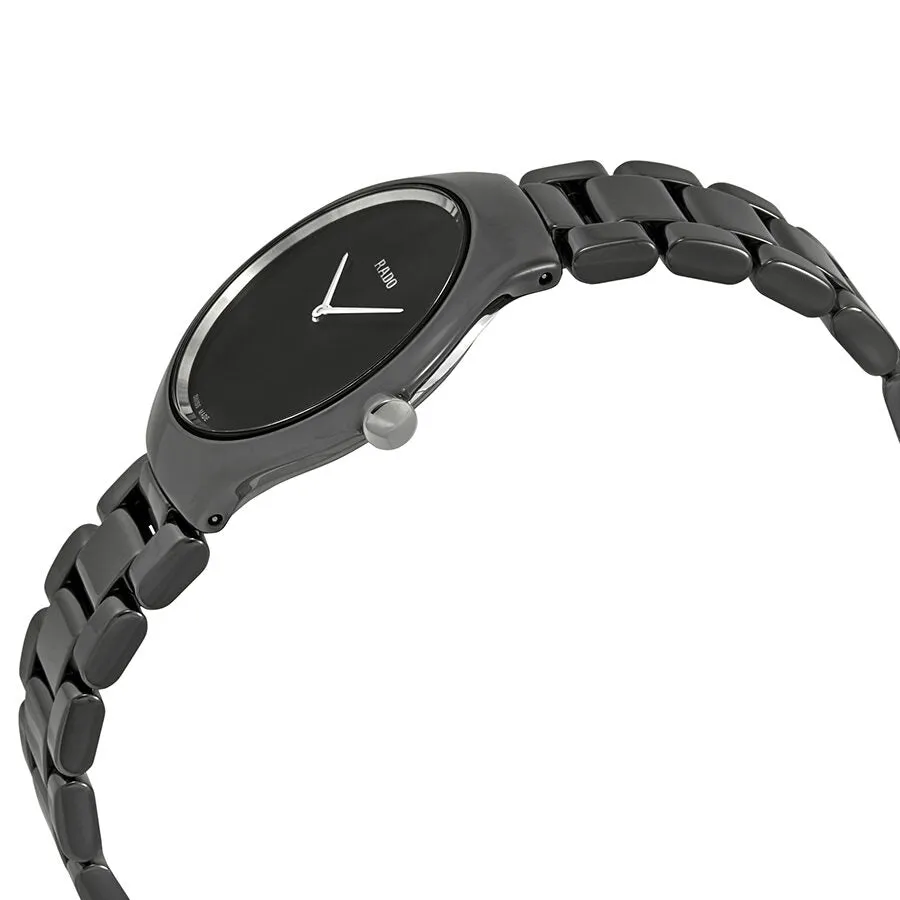 Rado True Thinline Black Dial Ladies Watch R27742192