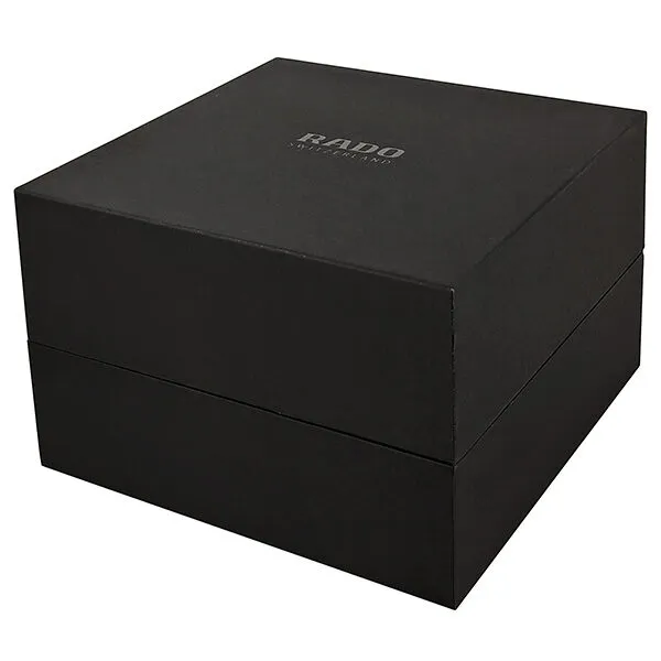 Rado True Thinline Diamond Black Dial Black Ceramic Men's Watch R27741709