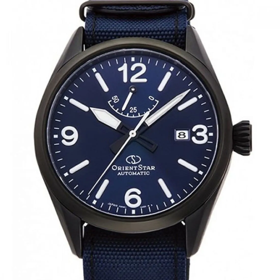 RE-AU0207L RE-AU0207L00B Orient Star Automatic 100M Nylon Date Male Sports Watch