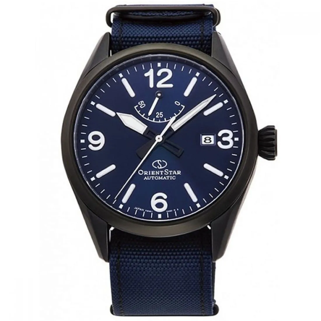 RE-AU0207L RE-AU0207L00B Orient Star Automatic 100M Nylon Date Male Sports Watch