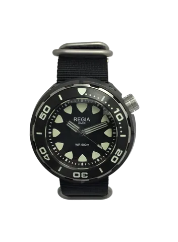 Regia Diver 2018 - Black dial (Silver) (free shipping)