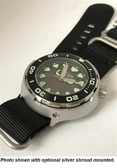 Regia Diver 2018 - NEW Angry Eye Grey sunburst dial (Silver) (free shipping)