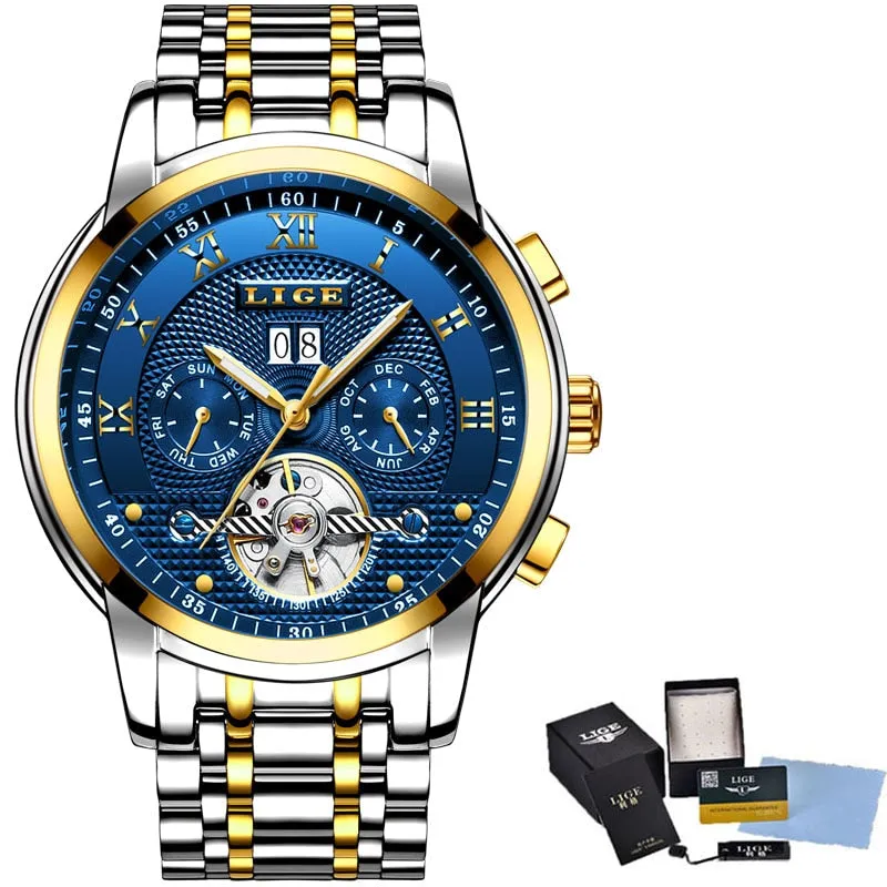 Relogio Mens Watches - Automatic Mechanical Watch Men