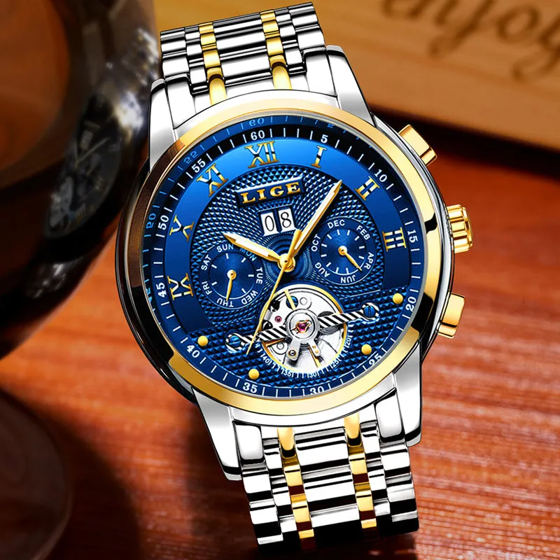 Relogio Mens Watches - Automatic Mechanical Watch Men