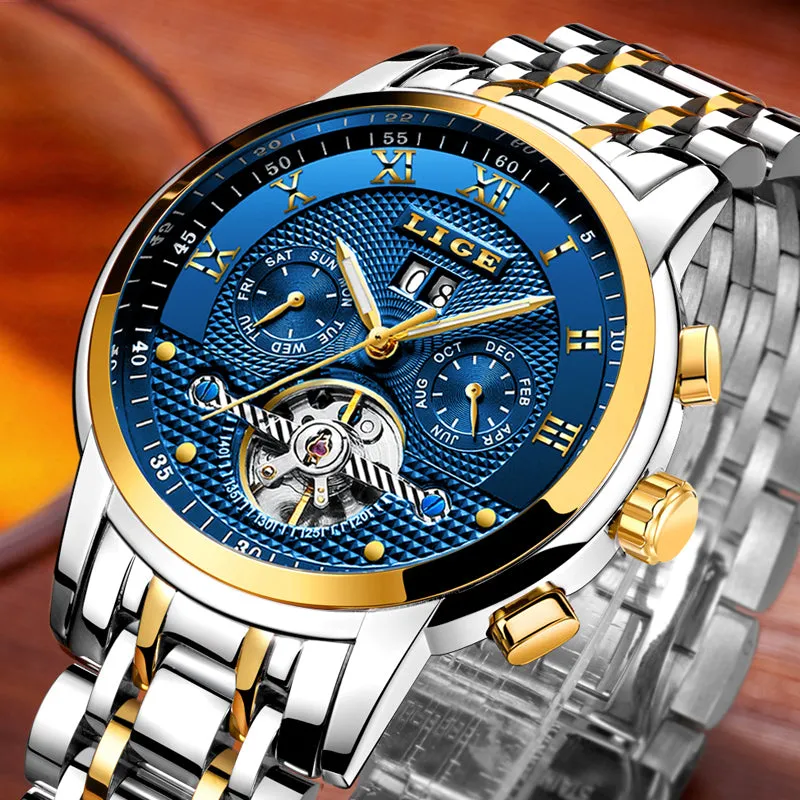 Relogio Mens Watches - Automatic Mechanical Watch Men